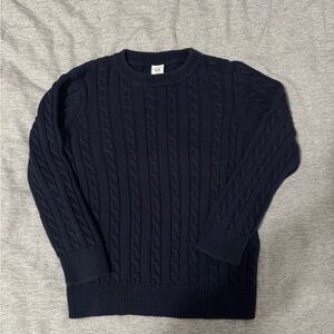 GAP Navy Cable Knit Kids Sweater